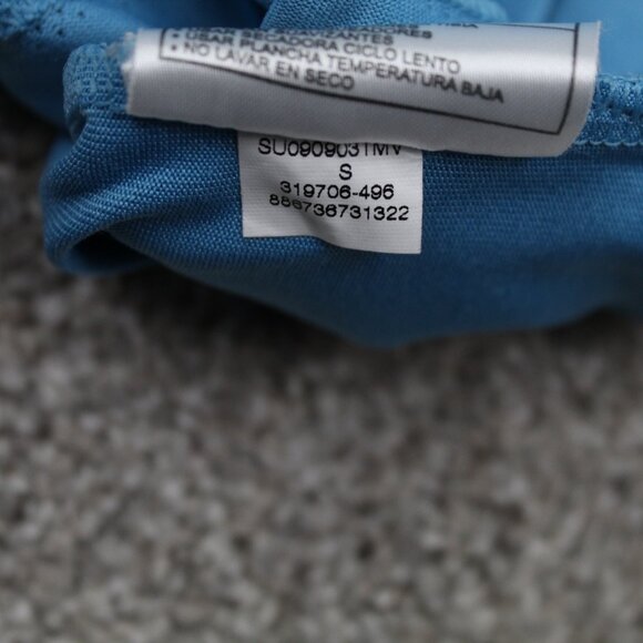 Nike Golf Polo Shirt Mens Small Blue FitDry Short Sleeve Polyester Pullover - Picture 9 of 13